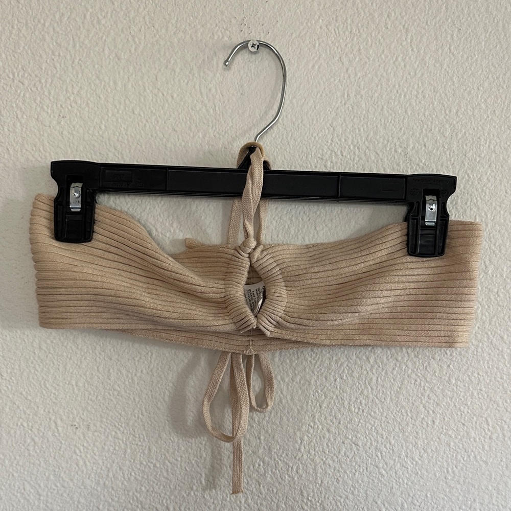 Glassons Cream crop top